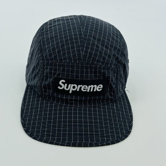 Supreme 2-Tone Ripstop Camp Cap Black - Picture 1 of 6